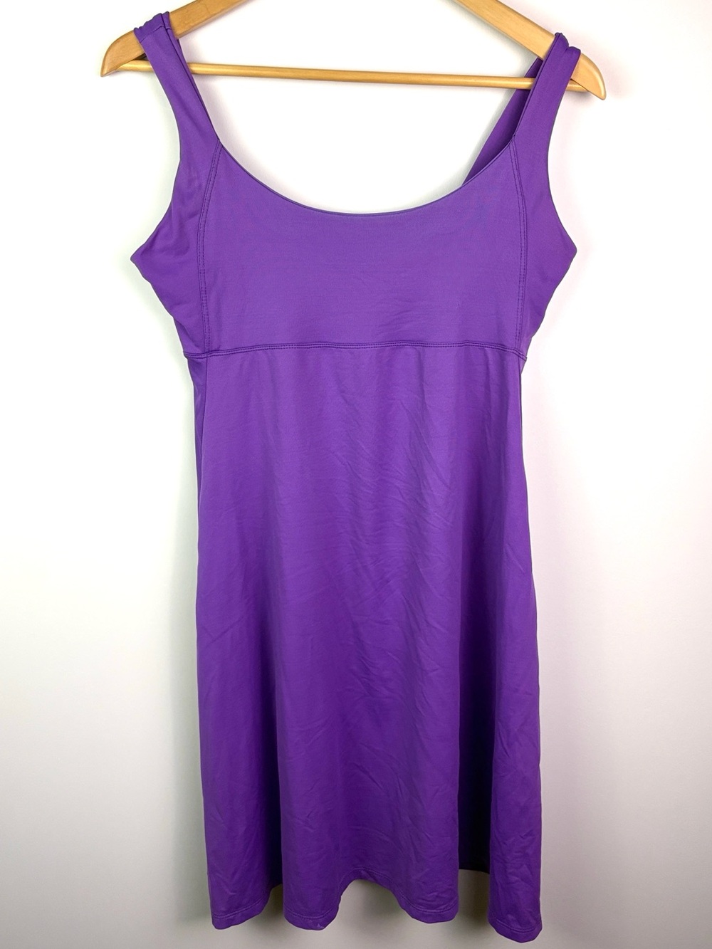 FIG Purple Scoop Neck Tank Dress size M made in Canada